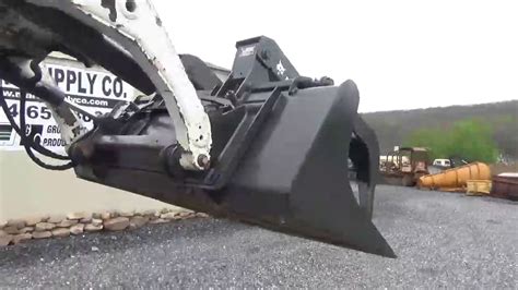 quick attach close up on bobcat skid steer video|bobcat skid steer attachments.